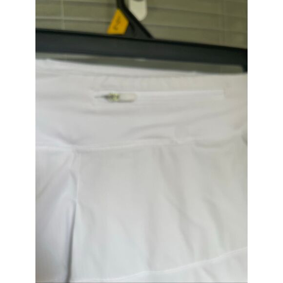 Lululemon Pace Rival Tall Tennis Skort White Size 10 Tall - Picture 16 of 16